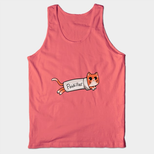 Painkiller Cat Tank Top by Neroaida